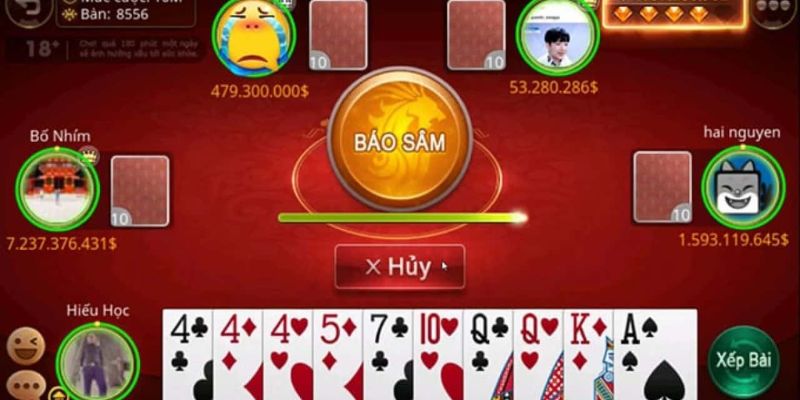 Quy trình chơi ván game bài đổi thưởng sâm lốc